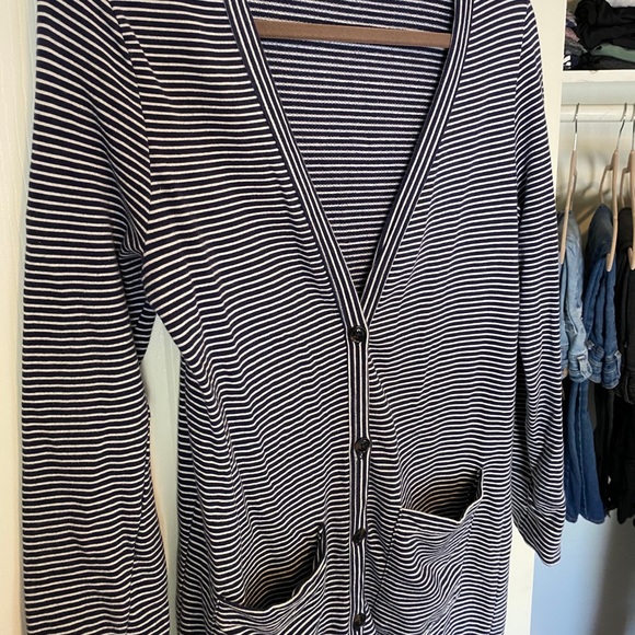 Striped Longline Cardigan - Picture 4 of 4